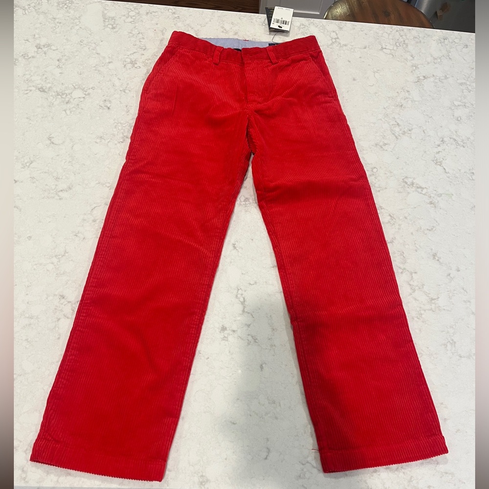 RL Polo Cord Pants Boys Size 8 NWT